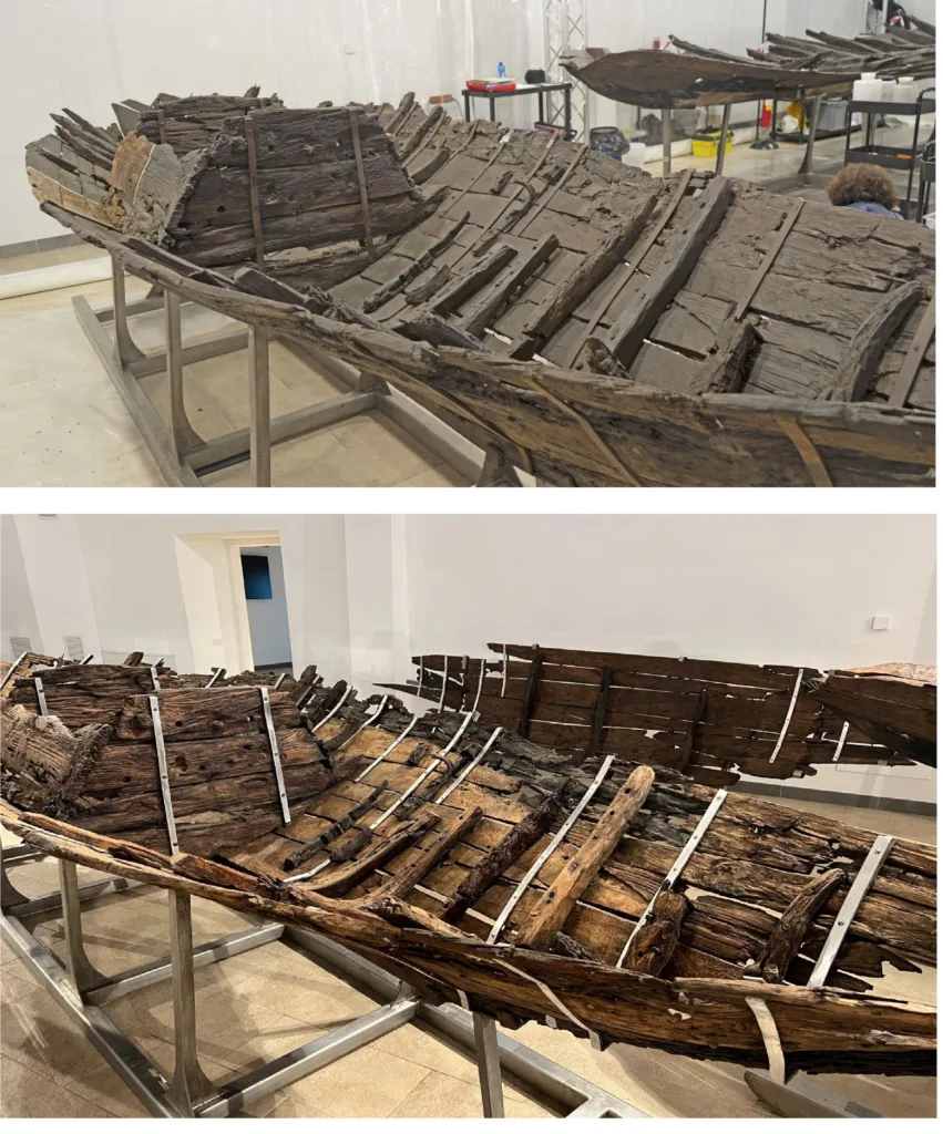 Fiumicino 5 prima e dopo i restauri