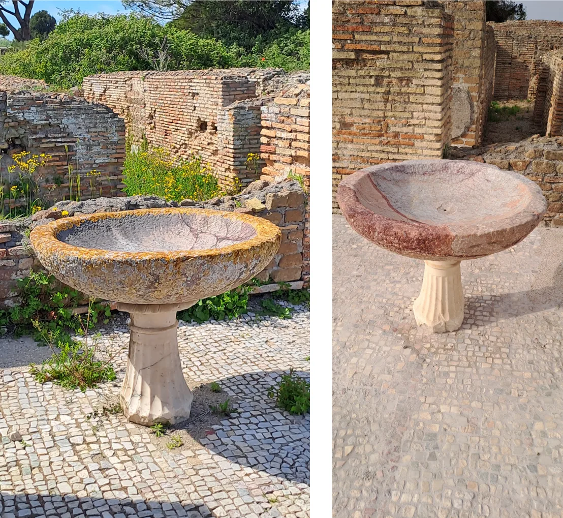 fontana domus delle colonne