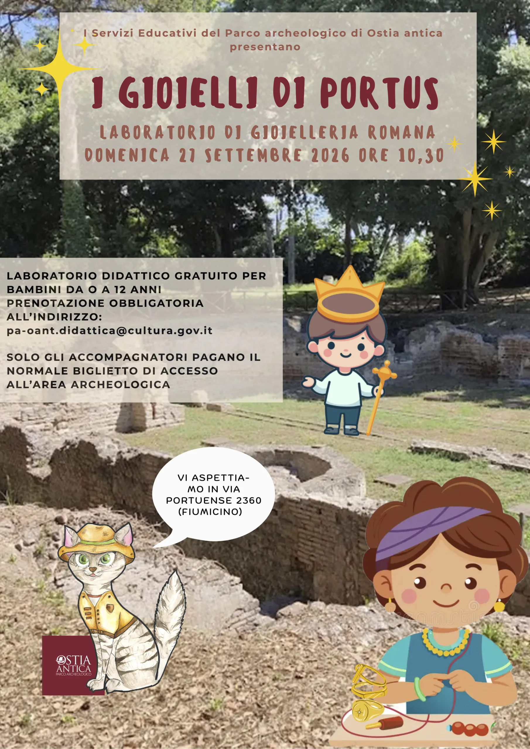 laboratorio didattico sui Gioielli 27 settembre